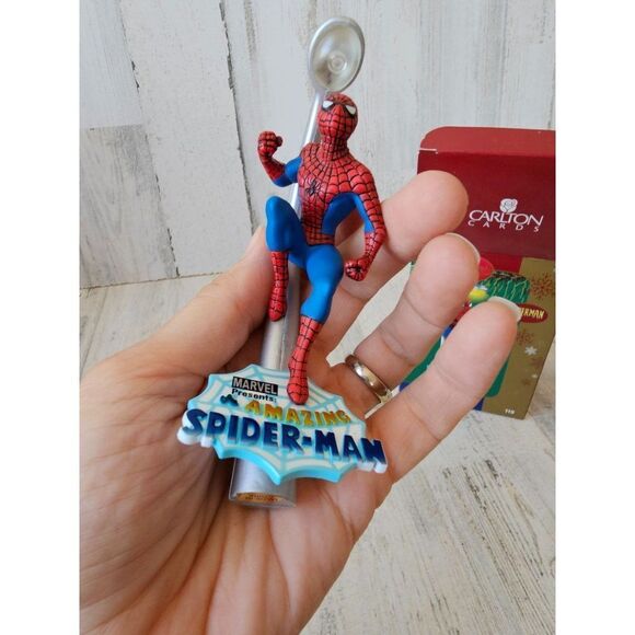 Carlton Spider-Man Spidey spotlight ornament 119 Xmas new - Picture 7 of 8